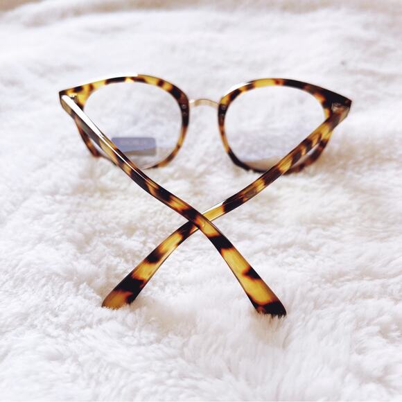 Cole Tortoise Brown Round Blue Light Glasses - Picture 10 of 10